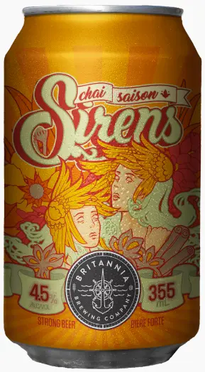 Britannia Brewing Company Sirens Chai Saison