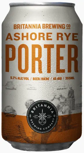 Britannia Brewing Company Ashore Rye Porter