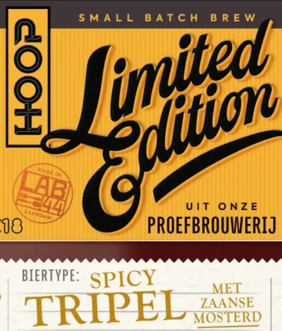 Brouwerij Hoop Lab44 Limited Edition - Spicy Mosterd Tripel