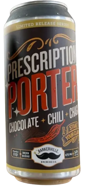 Barkerville Brewing Co. Prescription Porter
