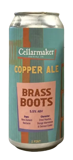 Cellarmaker Brewing Company Brass Boots
