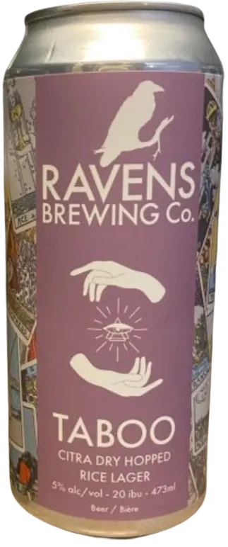 Ravens Brewing Taboo Citra Dry Hopped Rice Lager