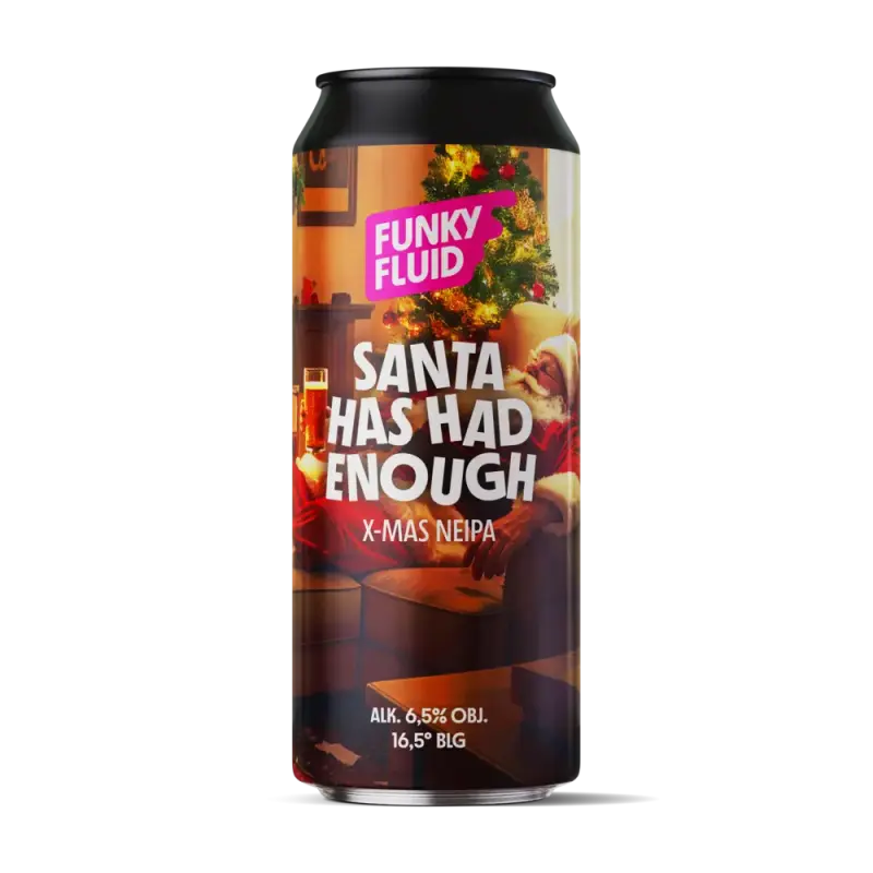Funky Fluid Santa Has Had Enough