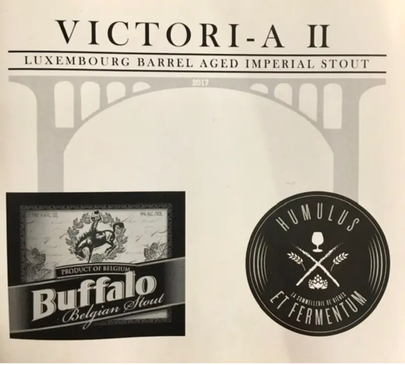 Humulus et Fermentum SARL - La Sommellerie de Bières Victori-A II Luxembourg Barrel Aged Imperial Stout