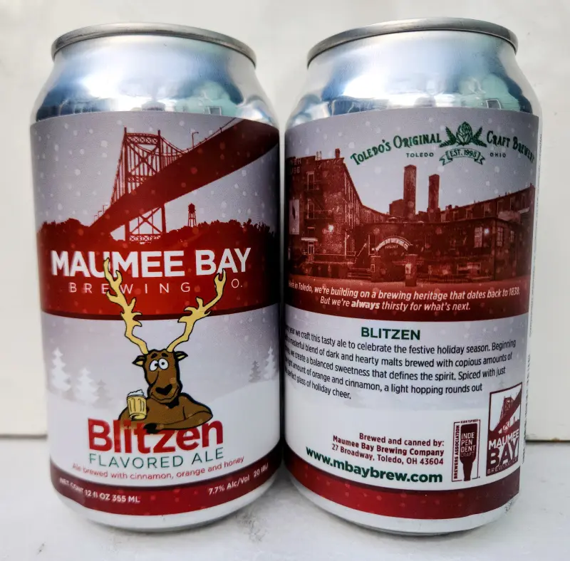 Maumee Bay Brewing Co. Blitzen Ale