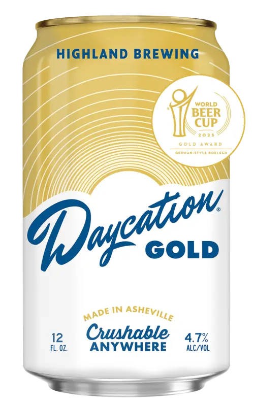 Highland Brewing Company Daycation Gold