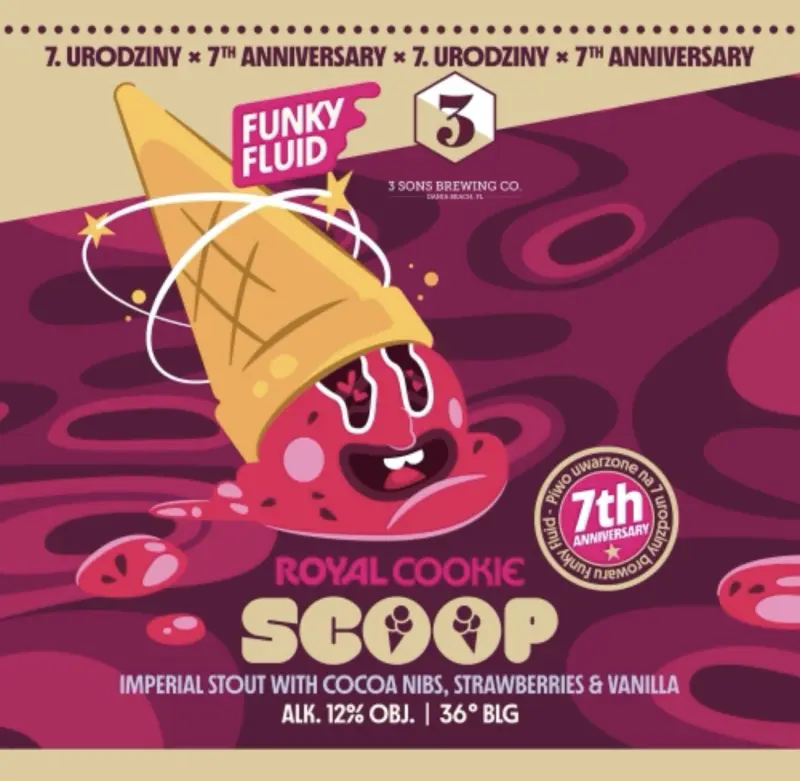Funky Fluid Royal Cookie: Scoop