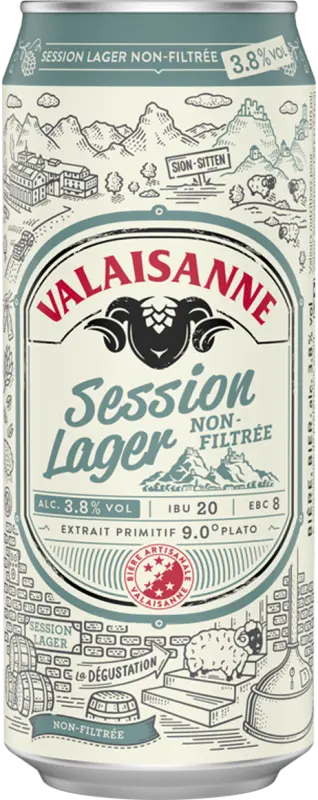 Valaisanne Session Lager Non-Filtrée