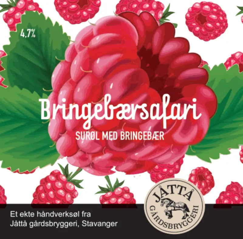 Jåttå Gårdsbryggeri Bringebærsafari