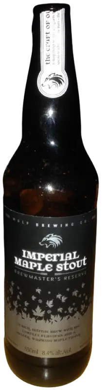 Wolf Brewing Co. (BC) Imperial Maple Stout Brewmasters Reserve