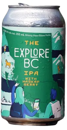 Vancouver Island Brewing Explore BC IPA with Haksap Berry