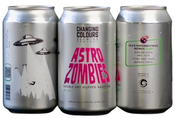 Changing Colours Brewing Project Astro Zombies - Simcoe, HBC 1019, Citra & Mosaic