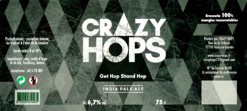 Crazy Hops Get Hop Stand Hop