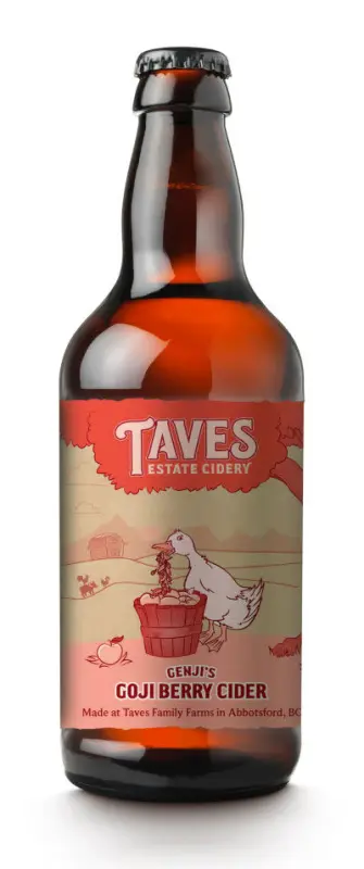 Taves Estate Cidery Genji's Goji Berry Cider