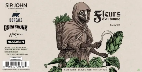 Brasserie Sir John Brewing Company Fleurs D'Automne