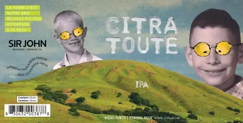 Brasserie Sir John Brewing Company Citra Toute