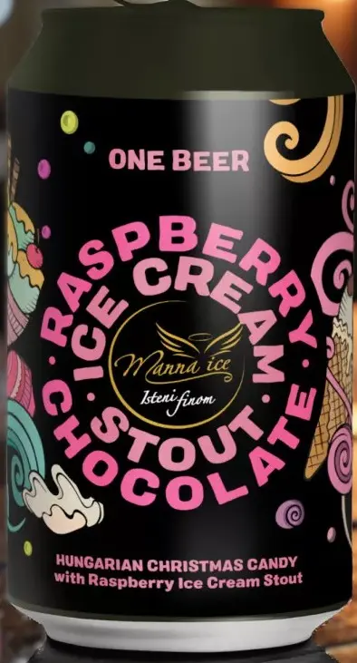 One Beer Manna Ice Raspberry Chocolate Ice Cream Stout