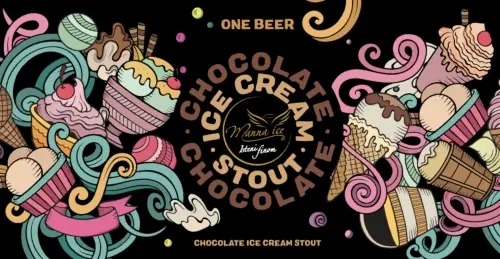 One Beer Manna Ice Chocolate Ice Cream Stout