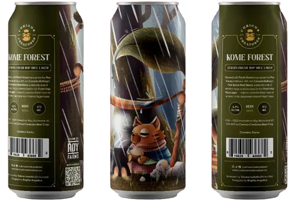 Curious Creatures Beer Corp. Kome Forest