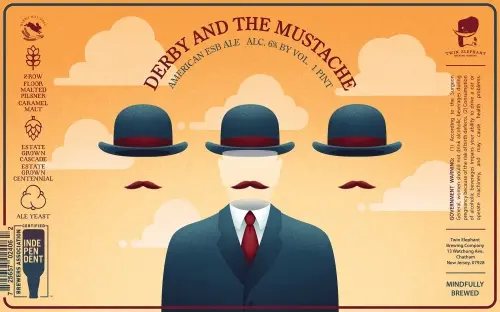Twin Elephant Brewing Company Derby And the Moustache