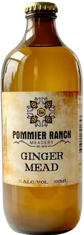 Pommier Ranch Meadery Ginger Mead