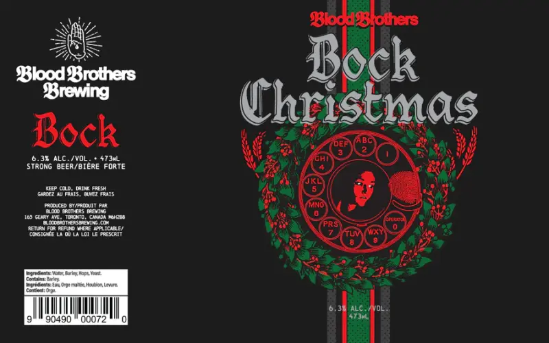 Blood Brothers Brewing Bock Christmas