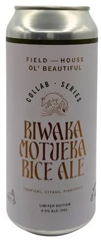 Field House Brewing Riwaka Motueka Rice Ale