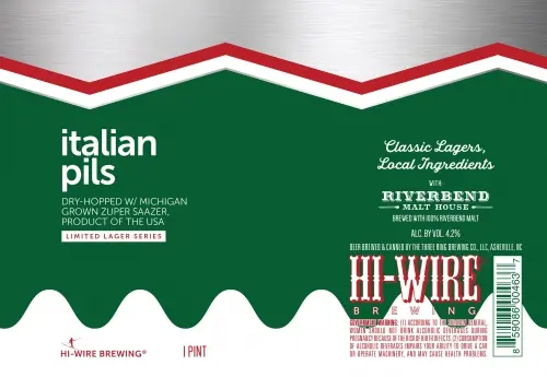 Hi-Wire Brewing Italian Pils