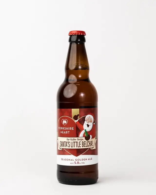Yorkshire Heart Vineyard and Brewery Santa's Little Belcha