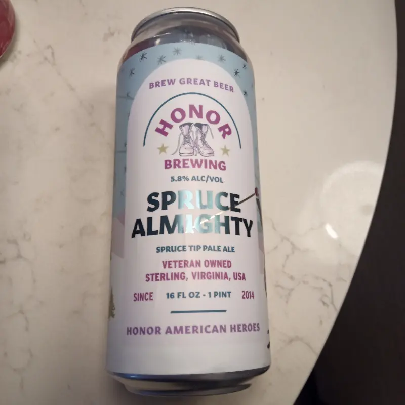Honor Brewing Company Spruce Almighty