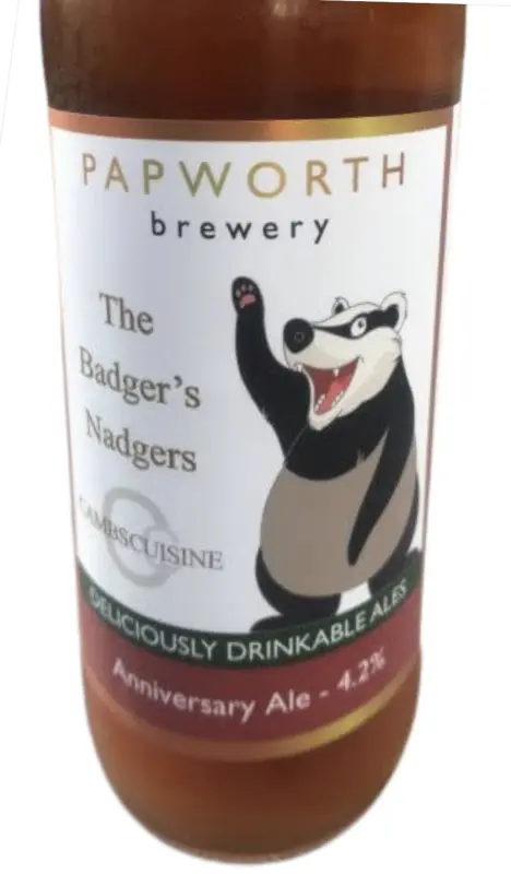 Papworth Brewery The Badger's Nadgers
