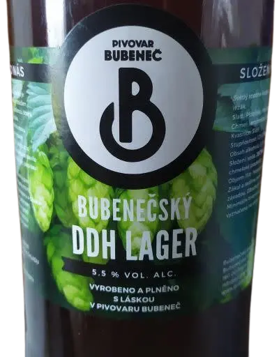 Pivovar Bubeneč DDH Lager Lemondrop