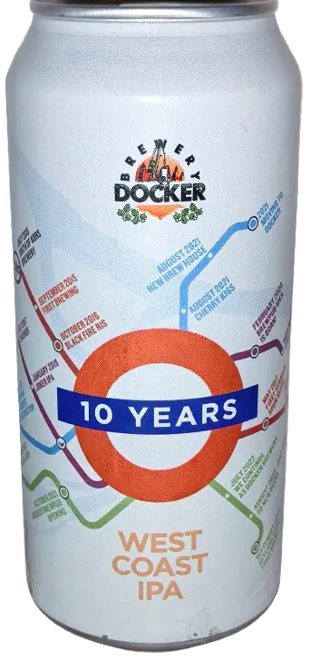 Docker Brewery / Kors 10 Years - West Coast IPA