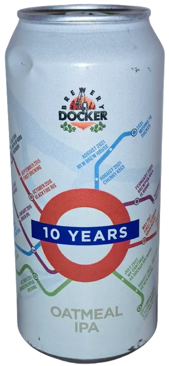Docker Brewery / Kors 10 Years - Oatmeal IPA