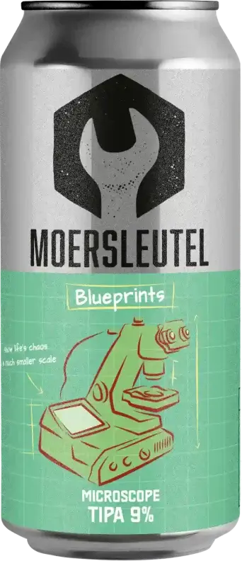 Moersleutel Craft Brewery Blueprints - Microscope