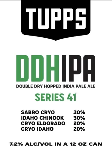 Tupps Brewery DDH IPA Series 41