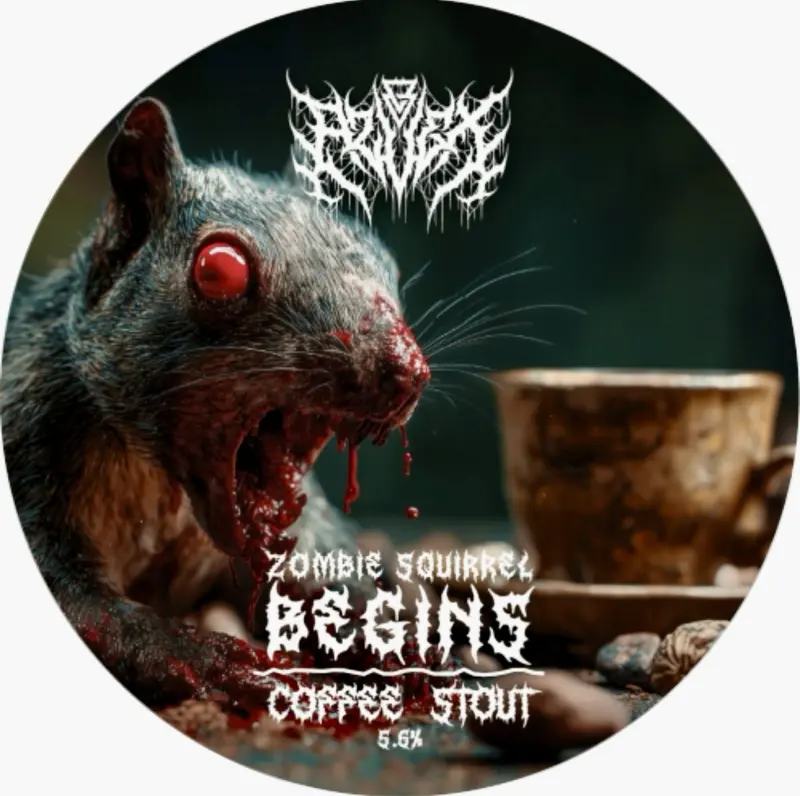 Azvex Brewing Company Zombie Squirrel Begins