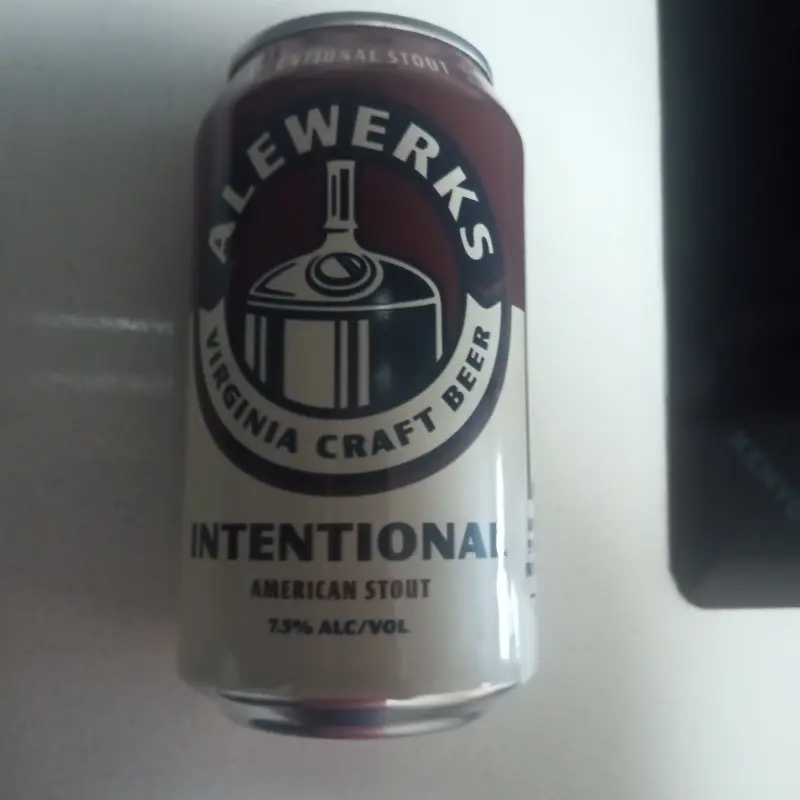 AleWerks Brewing Company Intentional Stout