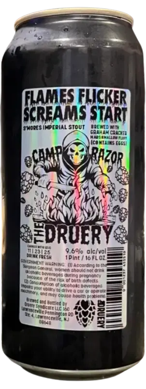 The Druery Brewery Flames Flicker, Screams Start