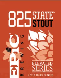 Epic Brewing Company 825 State Stout