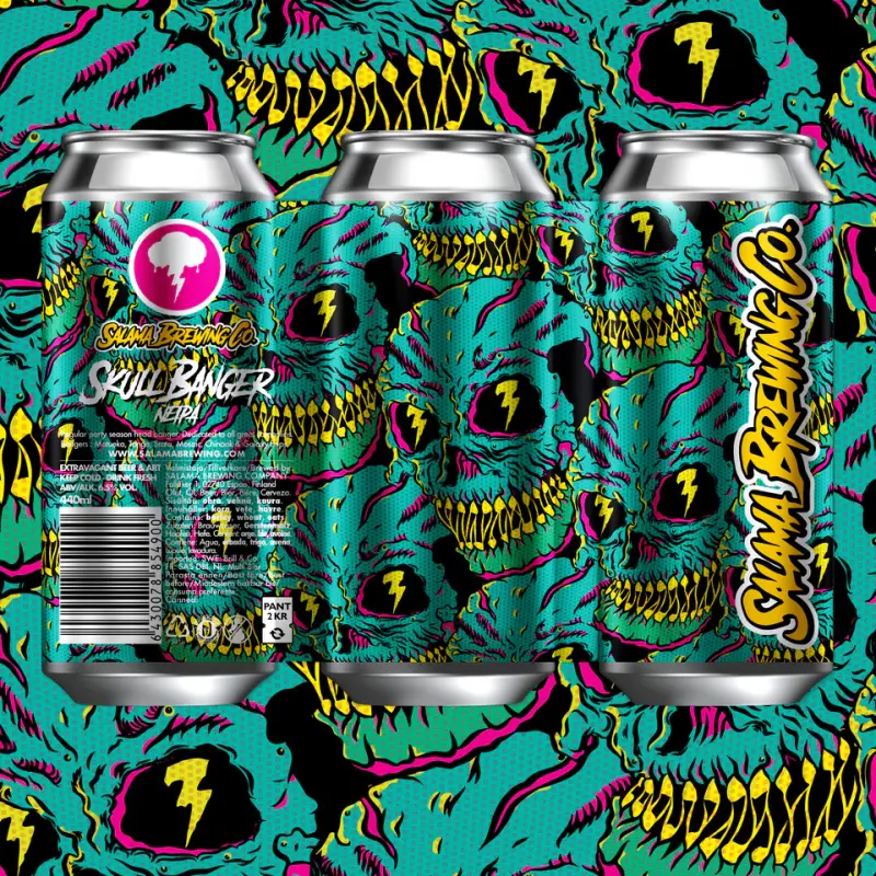Salama Brewing Co. Skull Banger
