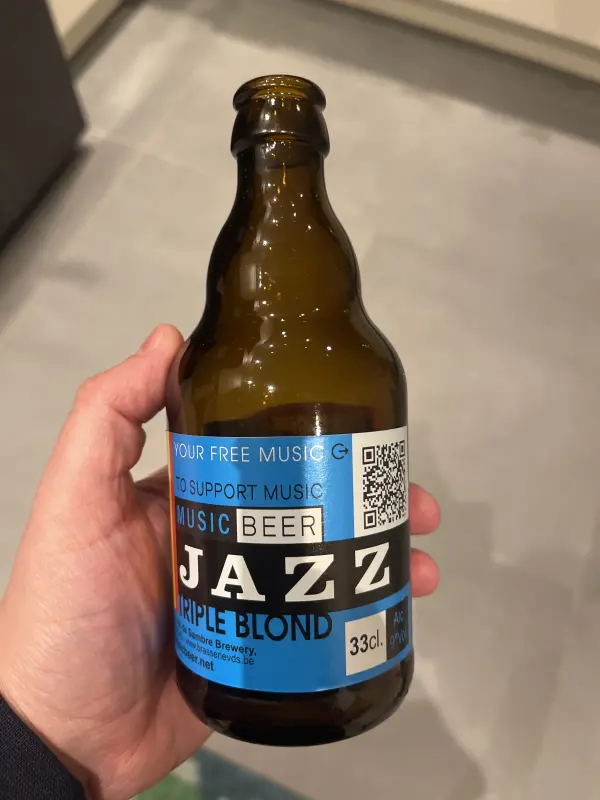 Brasserie de l'Abbaye d'Aulne (Brasserie Val de Sambre) Music Beer Jazz triple blonde
