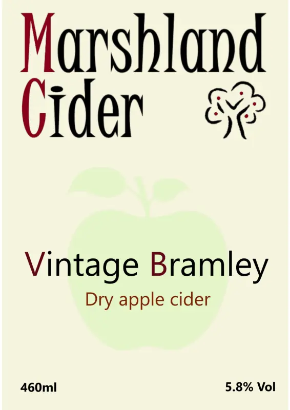 Marshland Cider Vintage Bramley