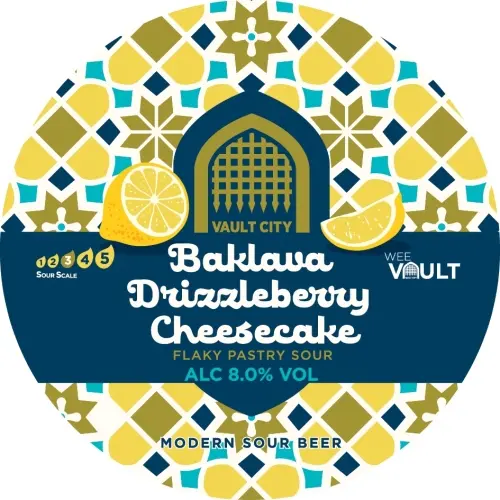 Vault City Baklava Drizzleberry Cheesecake