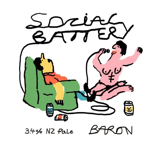 Baron Brewing Social Battery