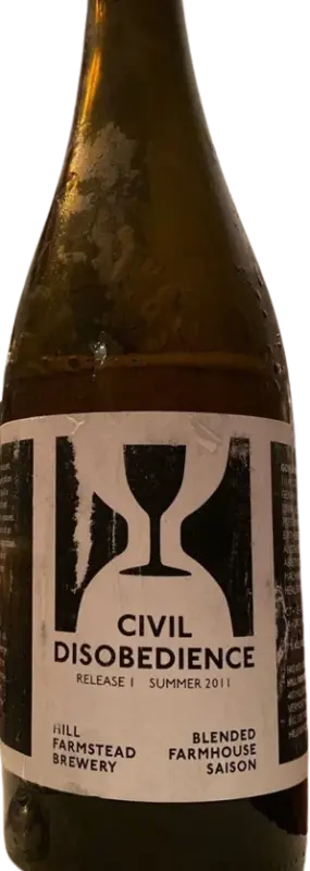 Hill Farmstead Brewery Civil Disobedience #01