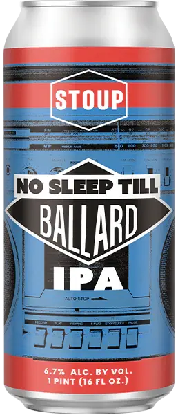 Stoup Brewing No Sleep Till Ballard IPA