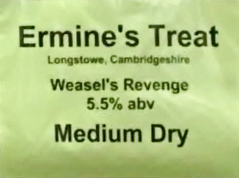 Ermine's Treat Cider Weasel's Wevenge