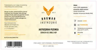 Browar Jastrzębie Pszeniczne Sorachi Ace