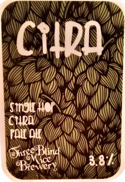 Three Blind Mice Brewery Citra